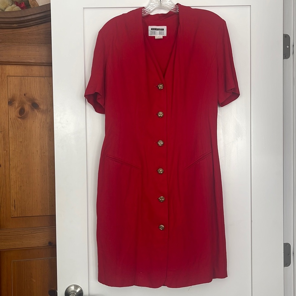 Red Midi Dress